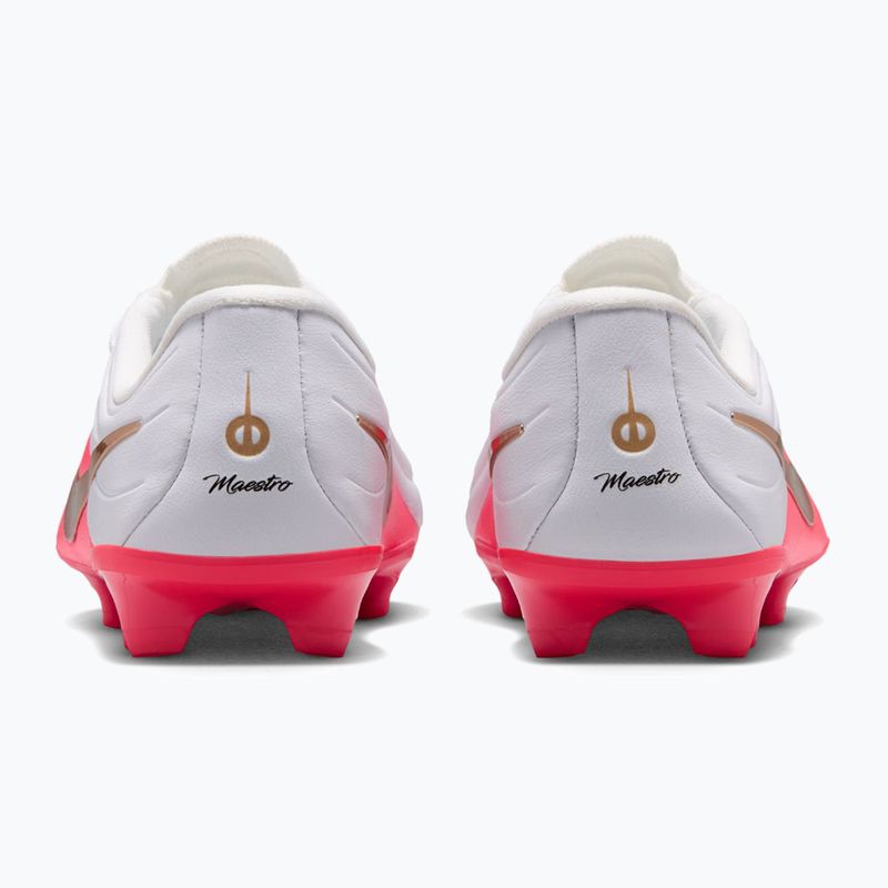 Încălțăminte de fotbal pentru copii Nike Jr. Tiempo Maestro Academy white/bright crimson/blur 2