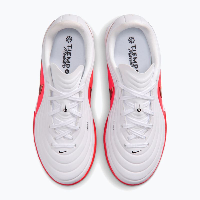 Încălțăminte de fotbal pentru copii Nike Jr. Tiempo Maestro Academy white/bright crimson/blur 3