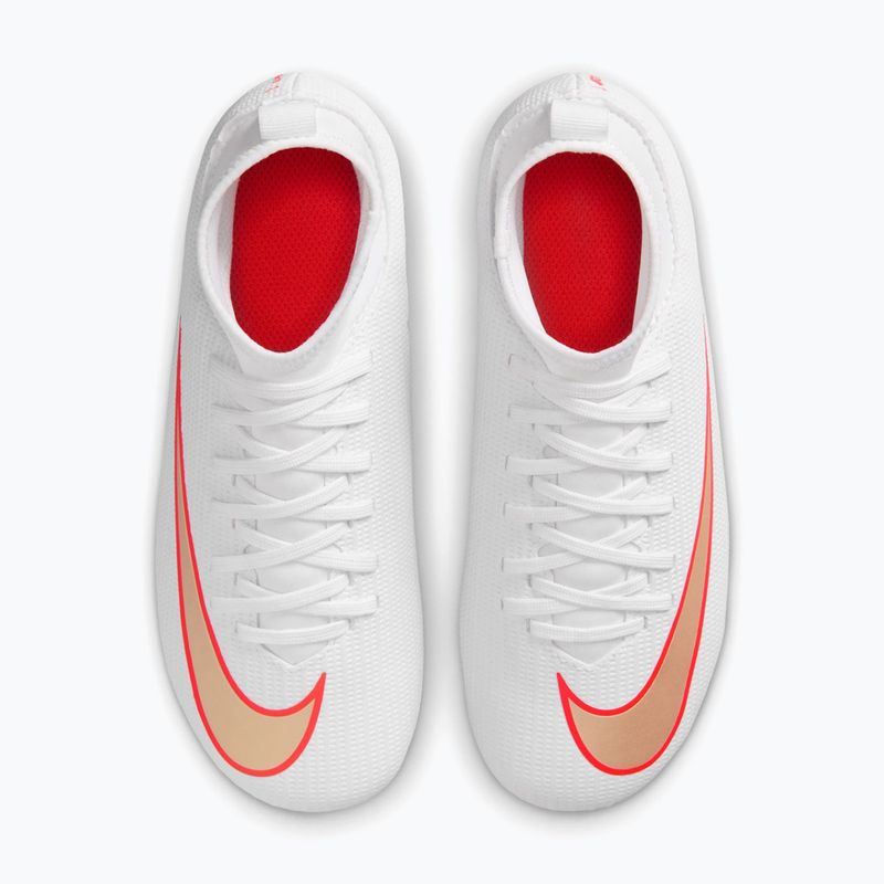Încălțăminte de fotbal pentru copii Nike Jr. Mercurial Superfly 11 Club white/bright crimson/blur 3