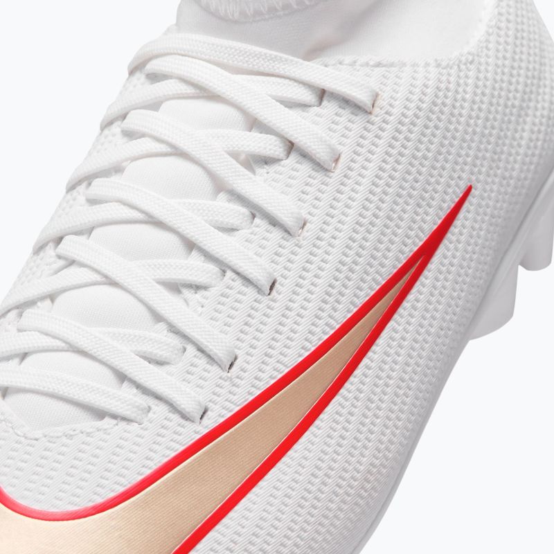 Încălțăminte de fotbal pentru copii Nike Jr. Mercurial Superfly 11 Club white/bright crimson/blur 6