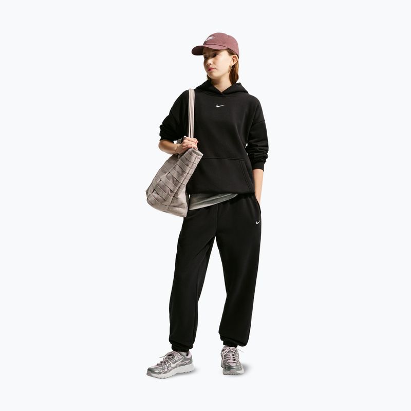 Bluză pentru copii Nike Sportswear Studio Fleece black/white 2