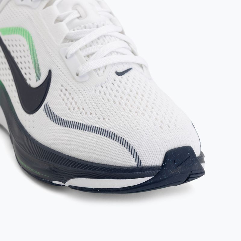 Pantofi de alergare Nike Pegasus 42 alb/verdele scânteietor/marină de miezul nopții 7