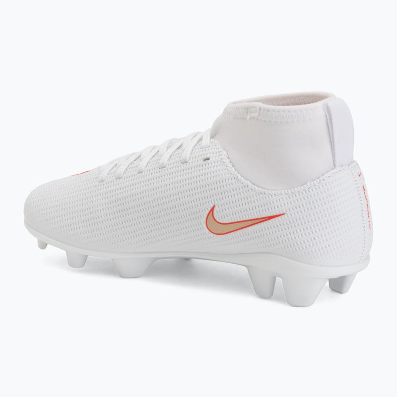 Încălțăminte de fotbal pentru copii Nike Jr. Mercurial Superfly 11 Club white/bright crimson/blur 3