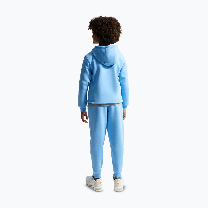 Pantaloni pentru copii Nike Sportswear Club Fleece football blue/white 7