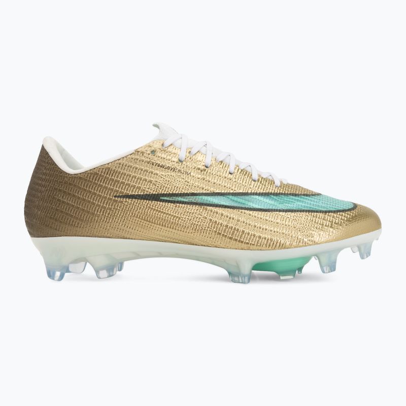 Încălțăminte de fotbal pentru bărbați Nike Mercurial Superfly 11 Elite "Kylian Mbappé" metallic gold/green glow 2