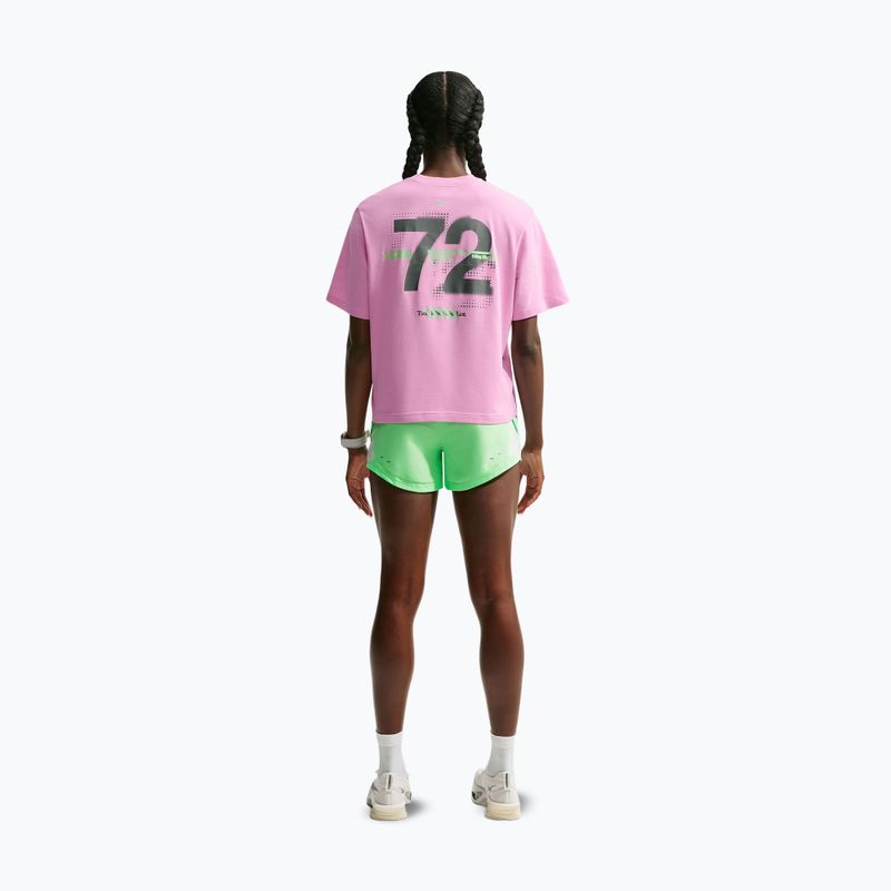 Tricou de alergare pentru femei Nike Swift Dri-Fit pink rise/illusion green 3