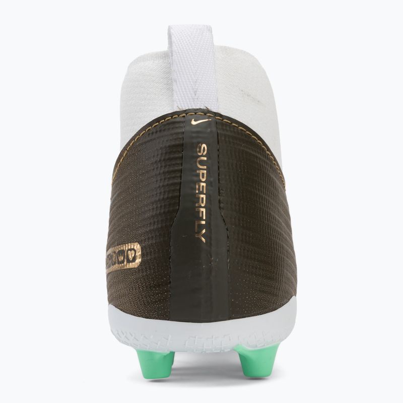 Încălțăminte de fotbal pentru copii Nike Jr. Mercurial Superfly 11 Academy "Kylian Mbappé" metallic gold/green glow 6