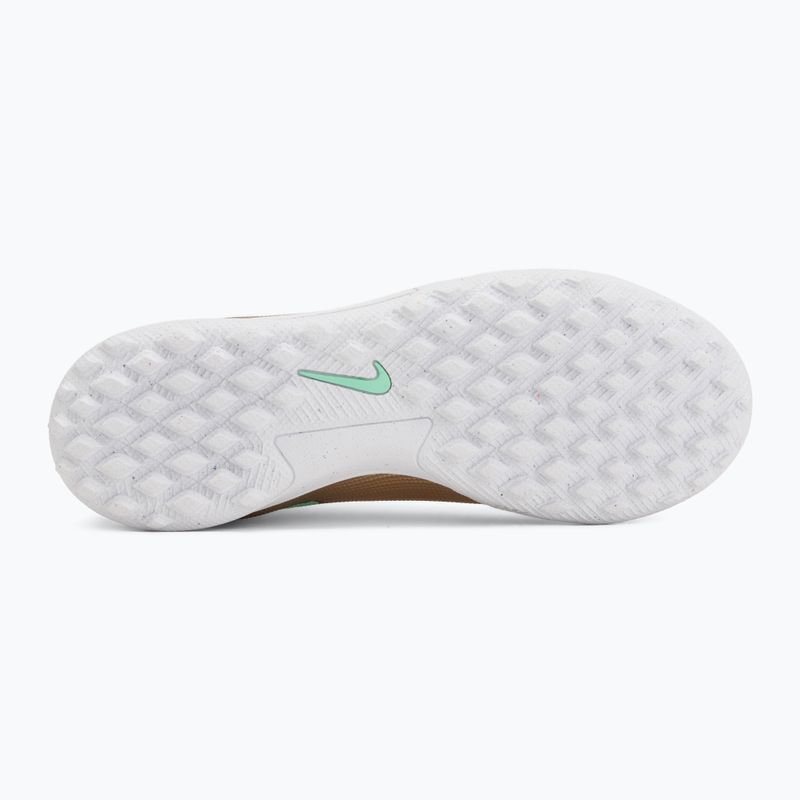 Încălțăminte de fotbal pentru copii Nike Jr. Mercurial Superfly 11 Academy "Kylian Mbappé" metallic gold/green glow 4