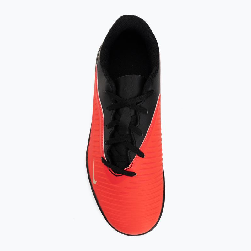 Încălțăminte de fotbal pentru copii Nike Jr. Phantom 6 Low Club Bright Crimson/Bright Crimson/Black 5