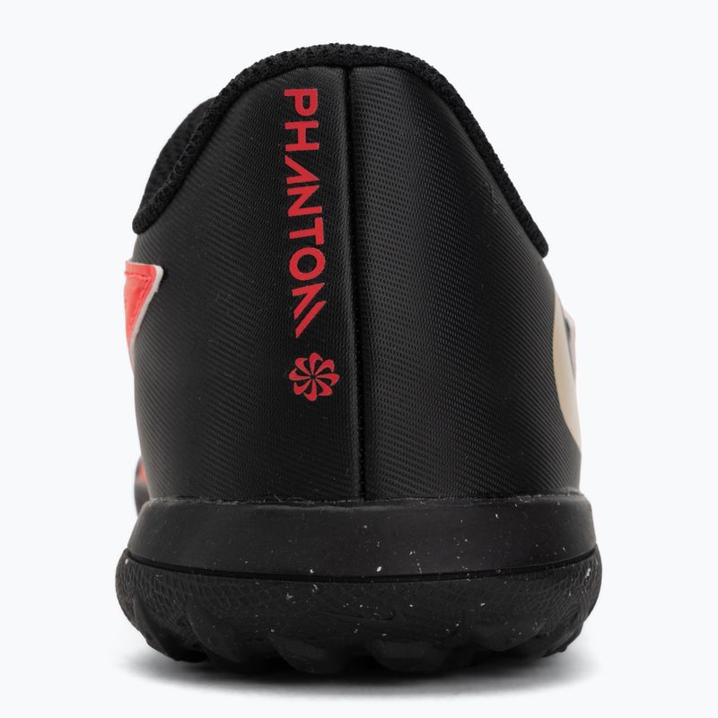 Încălțăminte de fotbal pentru copii Nike Jr. Phantom 6 Low Club Bright Crimson/Bright Crimson/Black 6