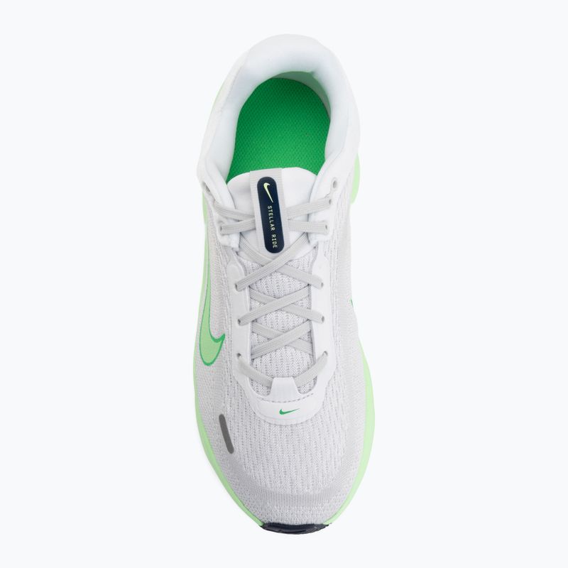Încălțăminte de alergare pentru copii Nike Stellar Ride white/photon dust/illusion green 5