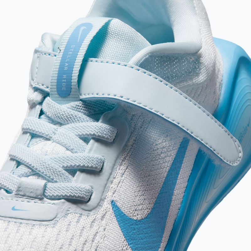 Încălțăminte pentru copii Nike Stellar Ride summit white/glacier blue/football blue 5