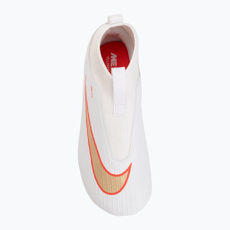 Încălțăminte de fotbal pentru copii Nike Jr. Mercurial Superfly 11 Academy white/bright crimson/blur 5