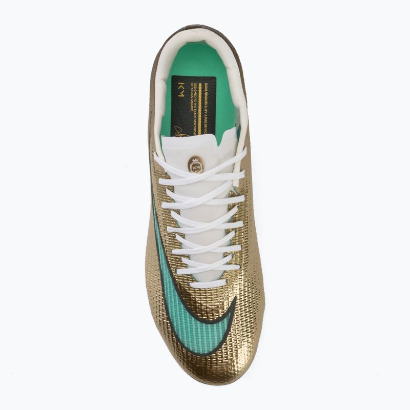 Încălțăminte de fotbal pentru bărbați Nike Mercurial Superfly 11 Pro "Kylian Mbappé" metallic gold/green glow 5