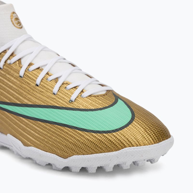 Încălțăminte de fotbal pentru bărbați Nike Mercurial Superfly 11 Academy "Kylian Mbappé" metallic gold/green glow 7