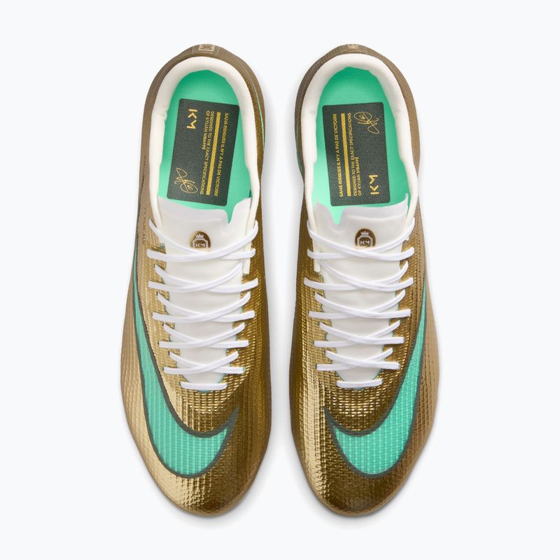 Încălțăminte de fotbal pentru bărbați Nike Mercurial Superfly 11 Pro "Kylian Mbappé" metallic gold/green glow 4