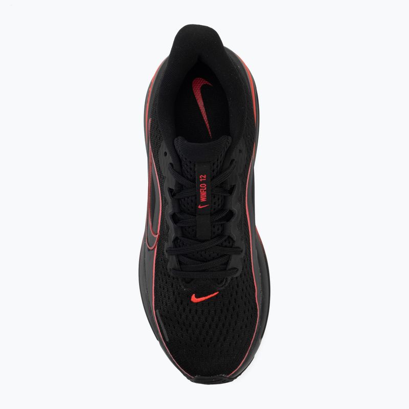 Pantofi de alergare Nike Winflo 12 negru/roșu orbit/gri fum închis/negru 5