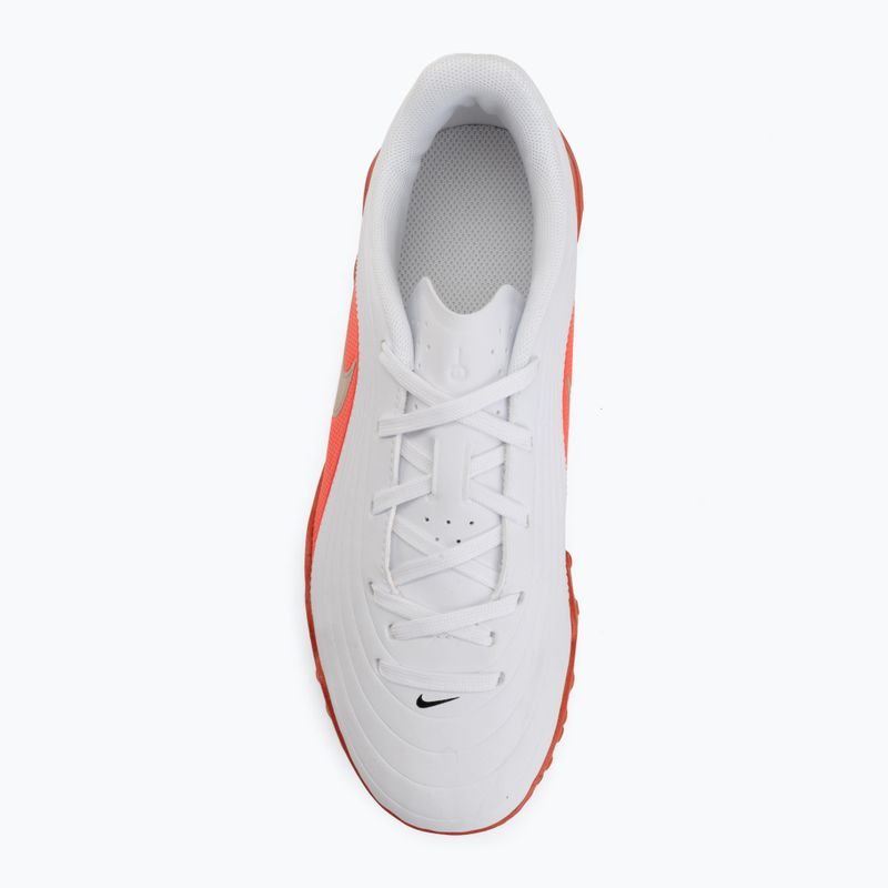 Încălțăminte de fotbal pentru copii Nike Jr. Tiempo Maestro Club White/Bright Crimson/Blur 5