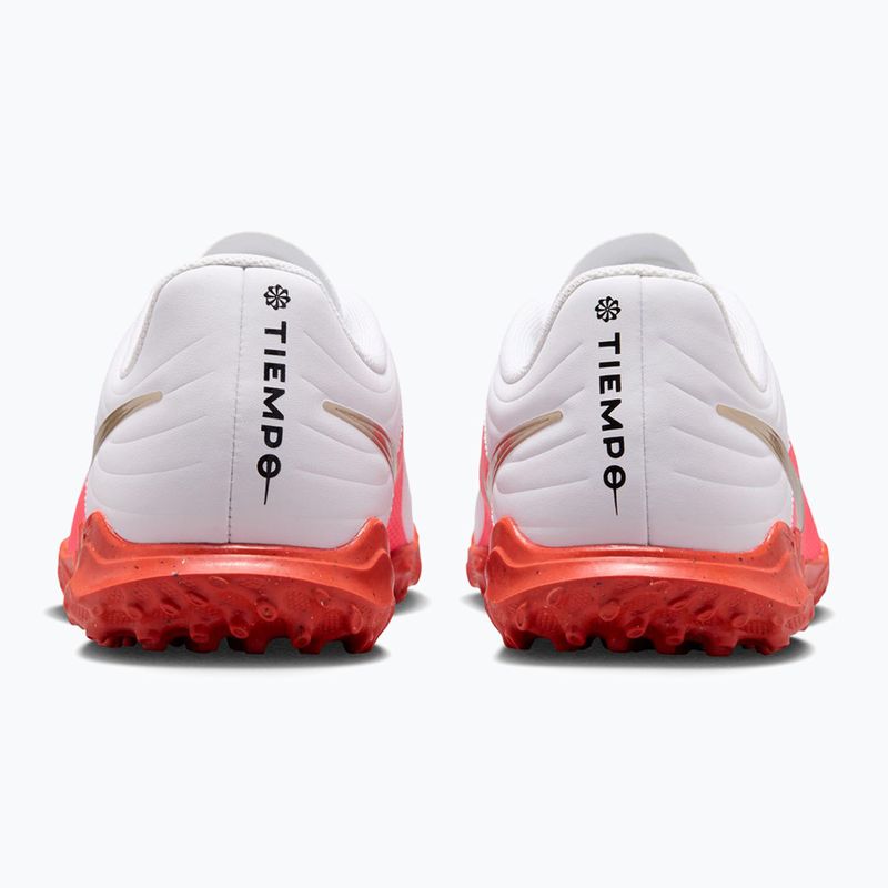 Încălțăminte de fotbal pentru copii Nike Jr. Tiempo Maestro Club White/Bright Crimson/Blur 2