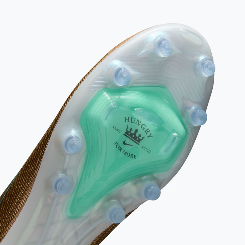 Încălțăminte de fotbal pentru bărbați Nike Mercurial Superfly 11 Elite "Kylian Mbappé" metallic gold/green glow 5