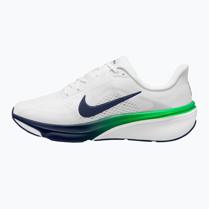 Pantofi de alergare Nike Pegasus 42 alb/verdele scânteietor/marină de miezul nopții 9