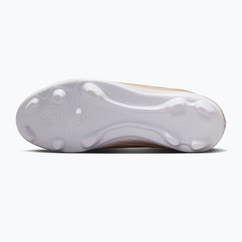 Încălțăminte de fotbal pentru copii Nike Jr. Mercurial Superfly 11 Club "Kylian Mbappé" metallic gold/green glow 3