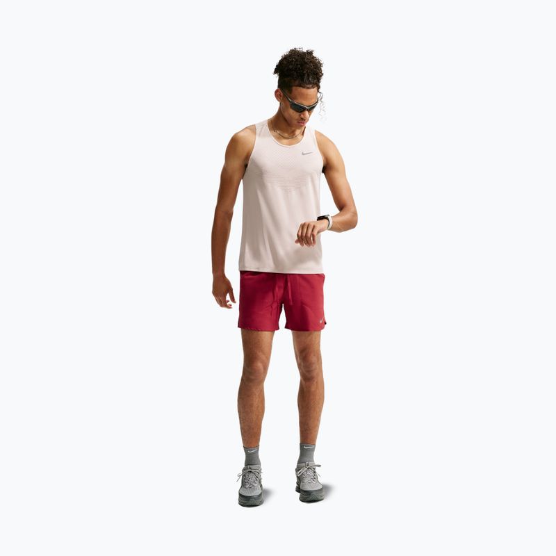 Pantaloni scurți bărbați Nike Stride Dri-Fit Brief-Lined 5" tough red 2