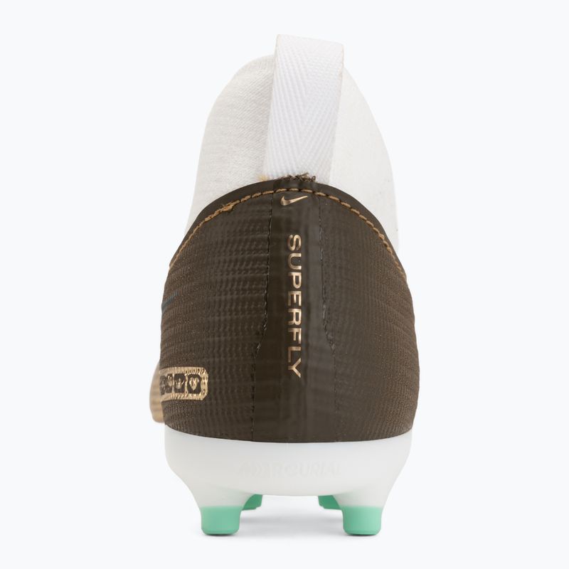 Încălțăminte de fotbal pentru copii Nike Jr. Mercurial Superfly 11 Academy "Kylian Mbappé" metallic gold/green glow 6
