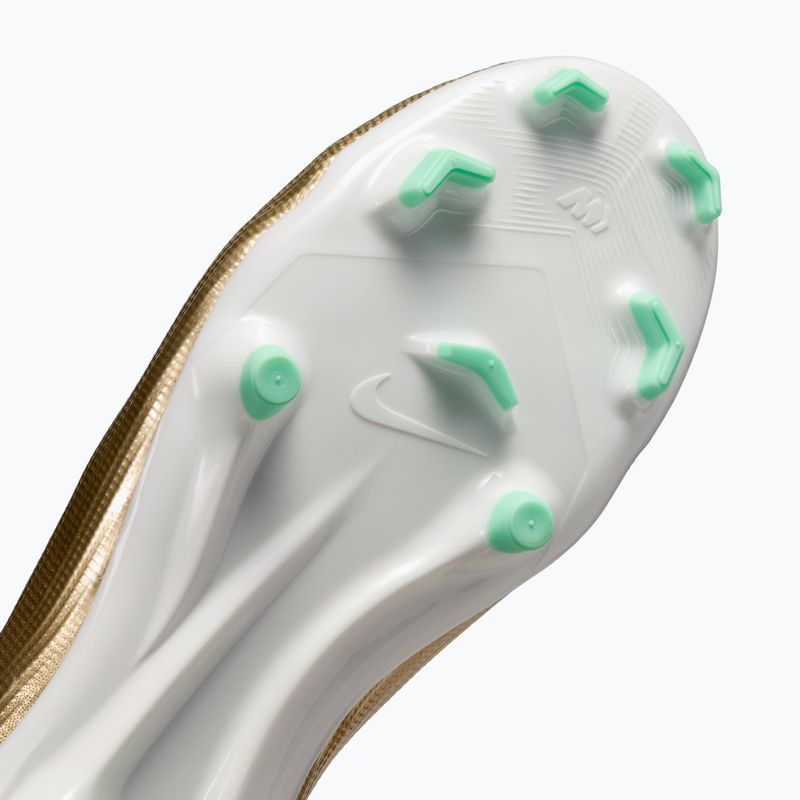 Încălțăminte de fotbal pentru copii Nike Jr. Mercurial Superfly 11 Academy "Kylian Mbappé" metallic gold/green glow 5