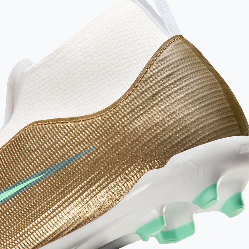 Încălțăminte de fotbal pentru copii Nike Jr. Mercurial Superfly 11 Academy "Kylian Mbappé" metallic gold/green glow 7