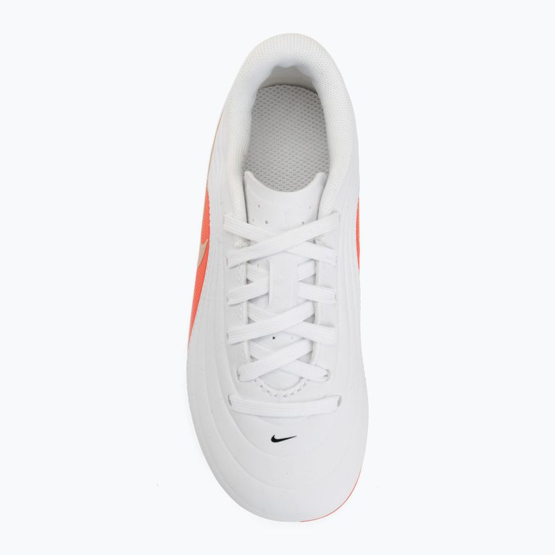 Încălțăminte de fotbal pentru copii Nike Jr. Tiempo Maestro Club White/Bright Crimson/Blur 5