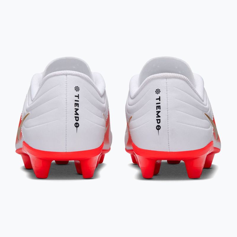 Încălțăminte de fotbal pentru copii Nike Jr. Tiempo Maestro Club White/Bright Crimson/Blur 2