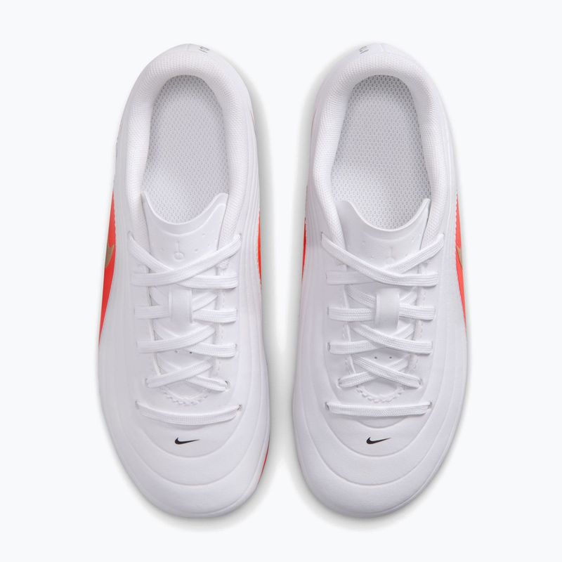 Încălțăminte de fotbal pentru copii Nike Jr. Tiempo Maestro Club White/Bright Crimson/Blur 3