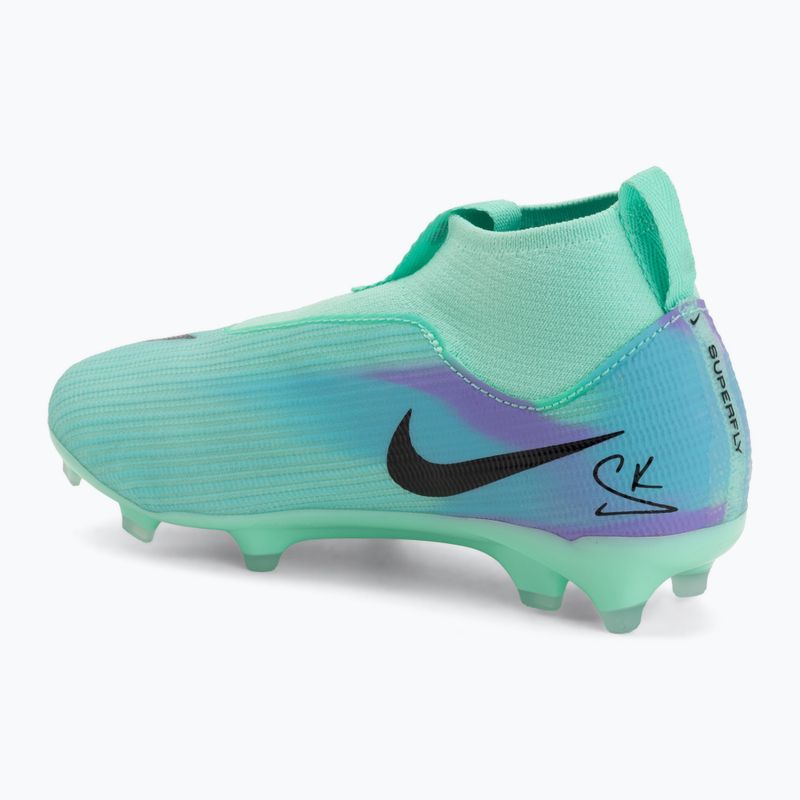 Încălțăminte de fotbal pentru copii Nike Jr. Mercurial Superfly 11 Academy "Sam Kerr" green glow/black 3