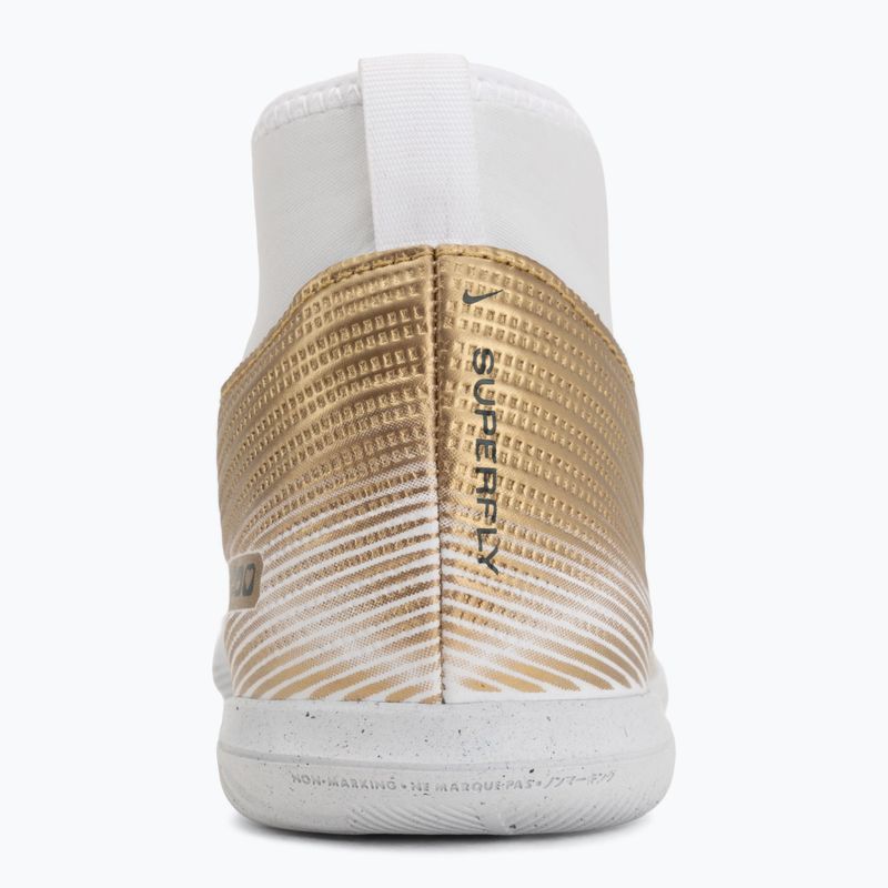 Încălțăminte de fotbal pentru copii Nike Jr. Mercurial Superfly 11 Club "Kylian Mbappé" metallic gold/green glow 6