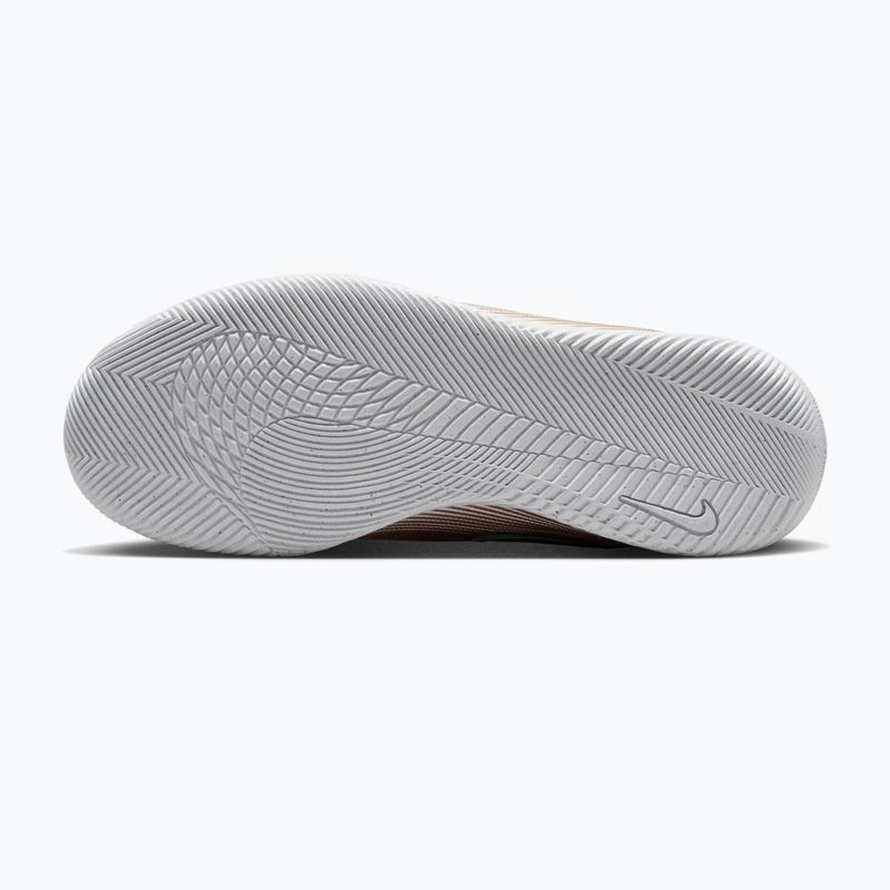Încălțăminte de fotbal pentru copii Nike Jr. Mercurial Superfly 11 Club "Kylian Mbappé" metallic gold/green glow 3