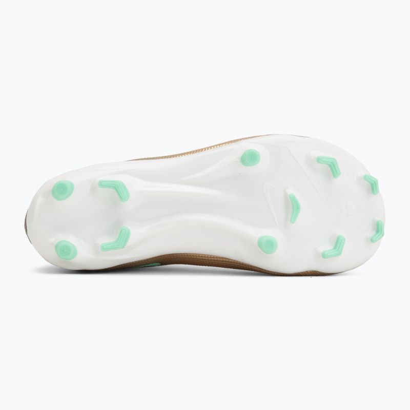 Încălțăminte de fotbal pentru copii Nike Jr. Mercurial Superfly 11 Academy "Kylian Mbappé" metallic gold/green glow 4