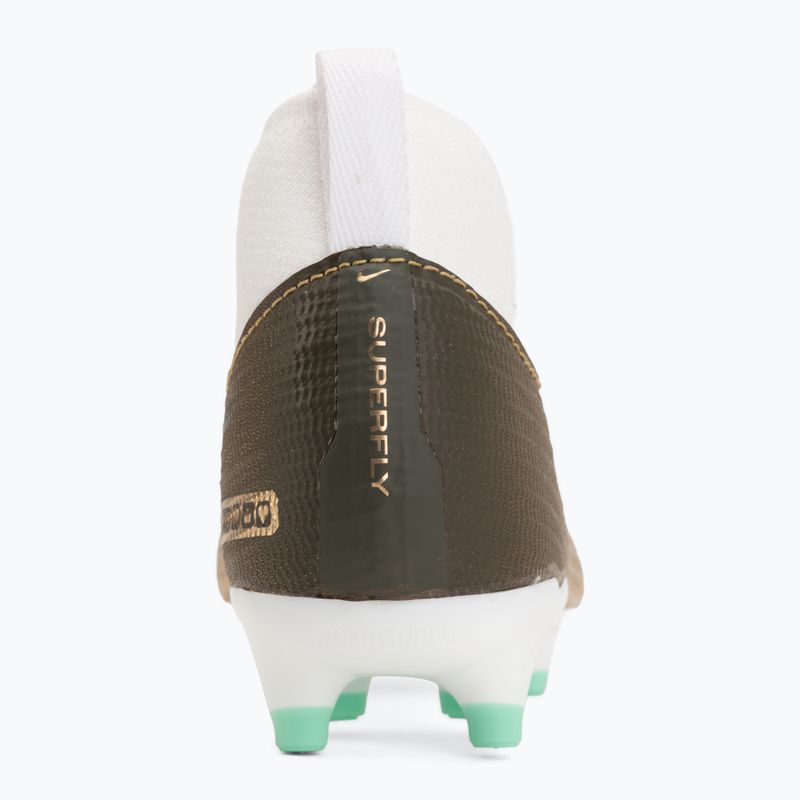 Încălțăminte de fotbal pentru copii Nike Jr. Mercurial Superfly 11 Academy "Kylian Mbappé" metallic gold/green glow 6