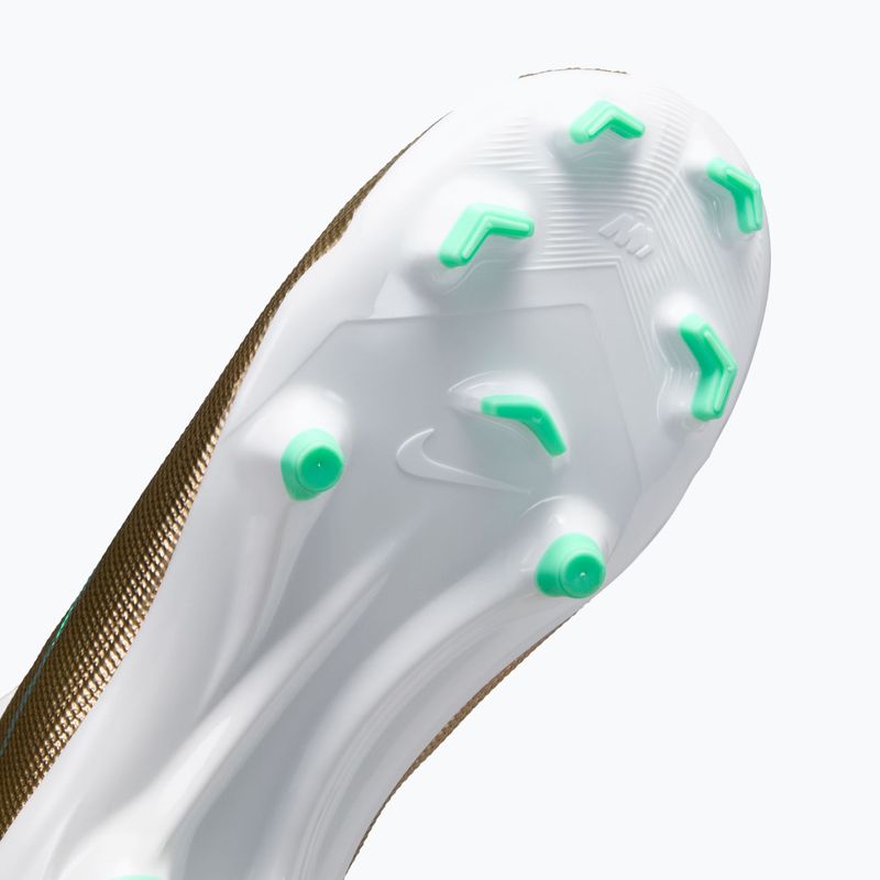 Încălțăminte de fotbal pentru copii Nike Jr. Mercurial Superfly 11 Academy "Kylian Mbappé" metallic gold/green glow 6