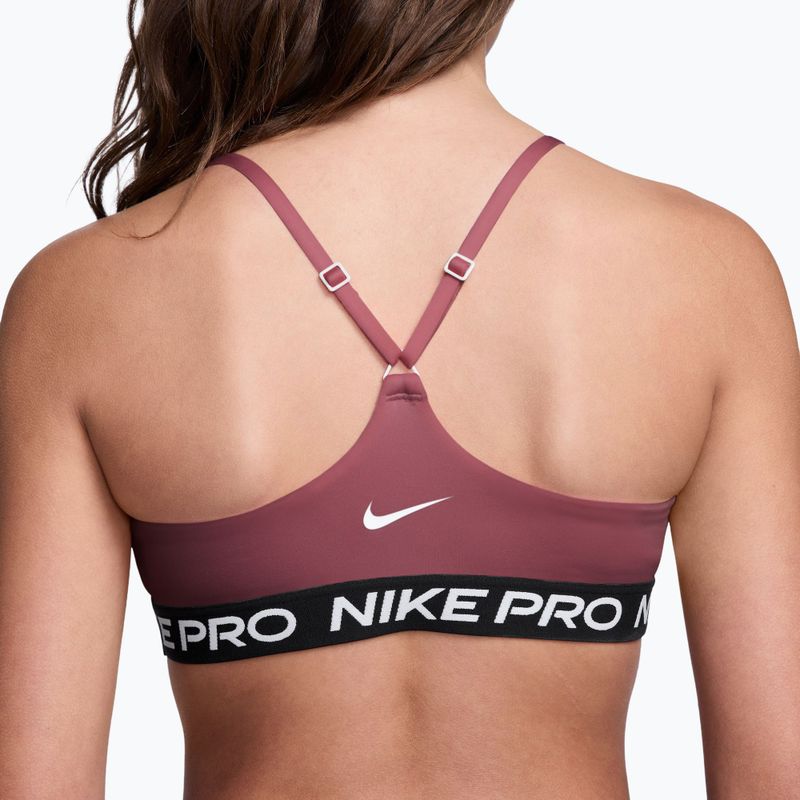 Sutien pentru fete Nike Pro Pink Smoke 3