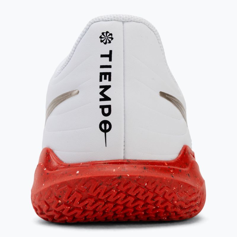 Încălțăminte de fotbal pentru copii Nike Jr. Tiempo Maestro Club white/bright crimson/blur 6