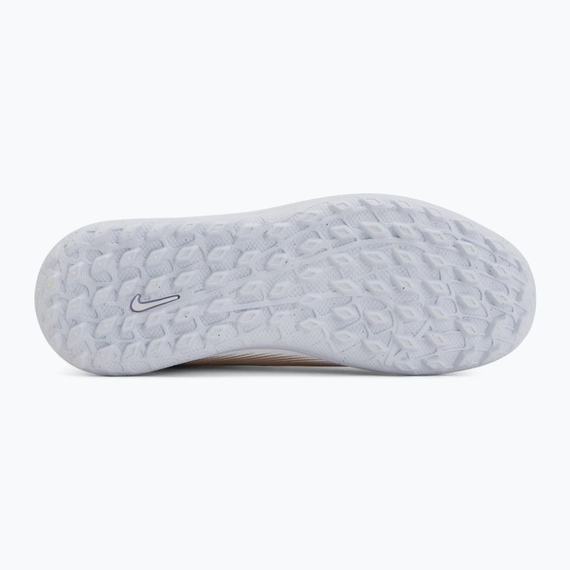 Încălțăminte de fotbal pentru copii Nike Jr. Mercurial Superfly 11 Club "Kylian Mbappé" metallic gold/green glow 4