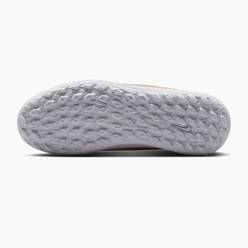 Încălțăminte de fotbal pentru copii Nike Jr. Mercurial Superfly 11 Club "Kylian Mbappé" metallic gold/green glow 3