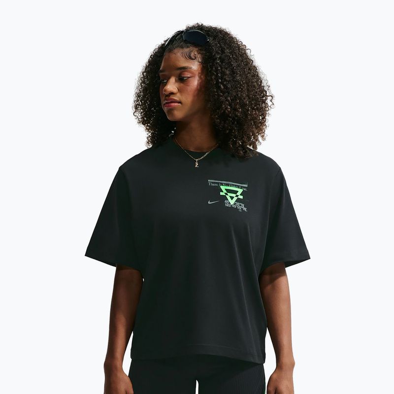 Tricou de alergare pentru femei Nike Swift Dri-Fit black/no color/illusion green