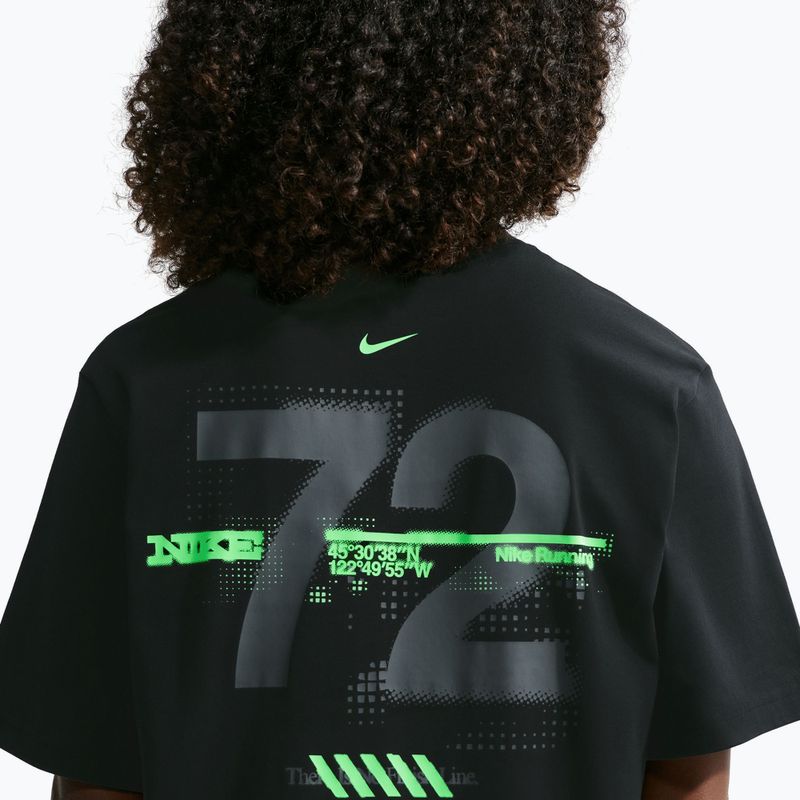 Tricou de alergare pentru femei Nike Swift Dri-Fit black/no color/illusion green 5