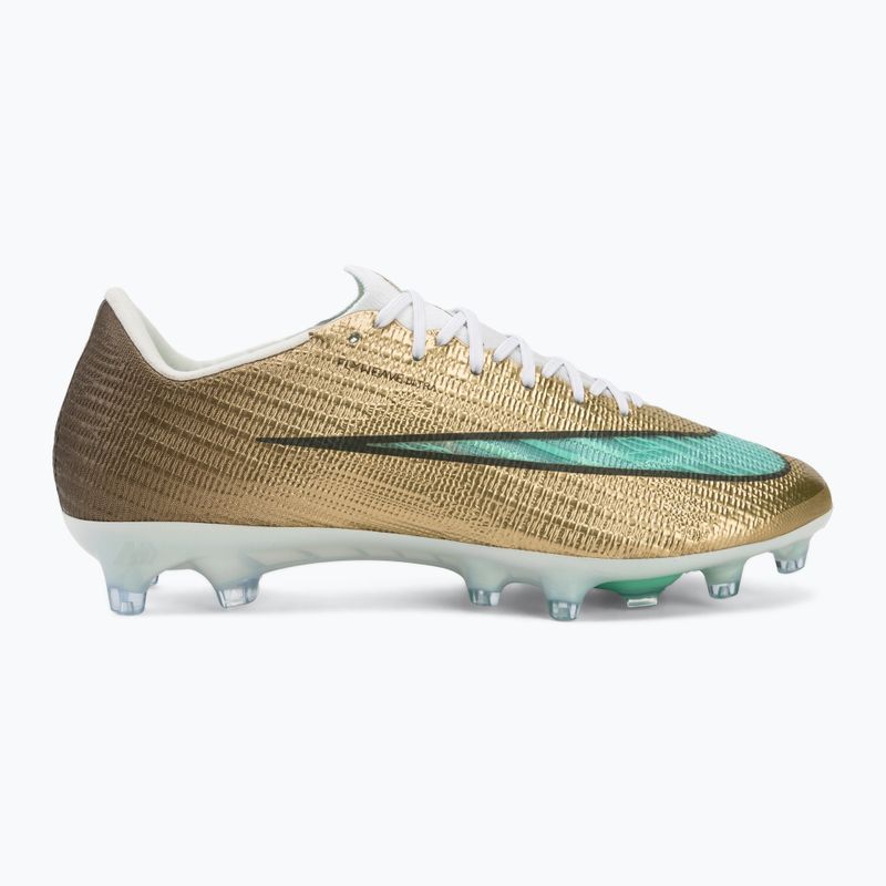 Încălțăminte de fotbal pentru bărbați Nike Mercurial Superfly 11 Elite "Kylian Mbappé" metallic gold/green glow 2