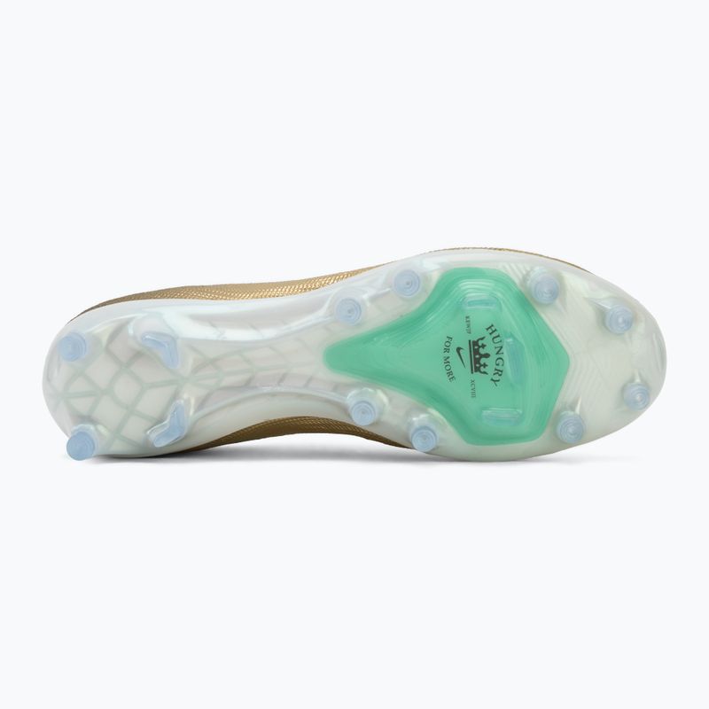 Încălțăminte de fotbal pentru bărbați Nike Mercurial Superfly 11 Elite "Kylian Mbappé" metallic gold/green glow 4