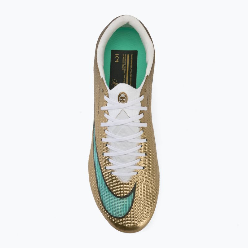Încălțăminte de fotbal pentru bărbați Nike Mercurial Superfly 11 Elite "Kylian Mbappé" metallic gold/green glow 5