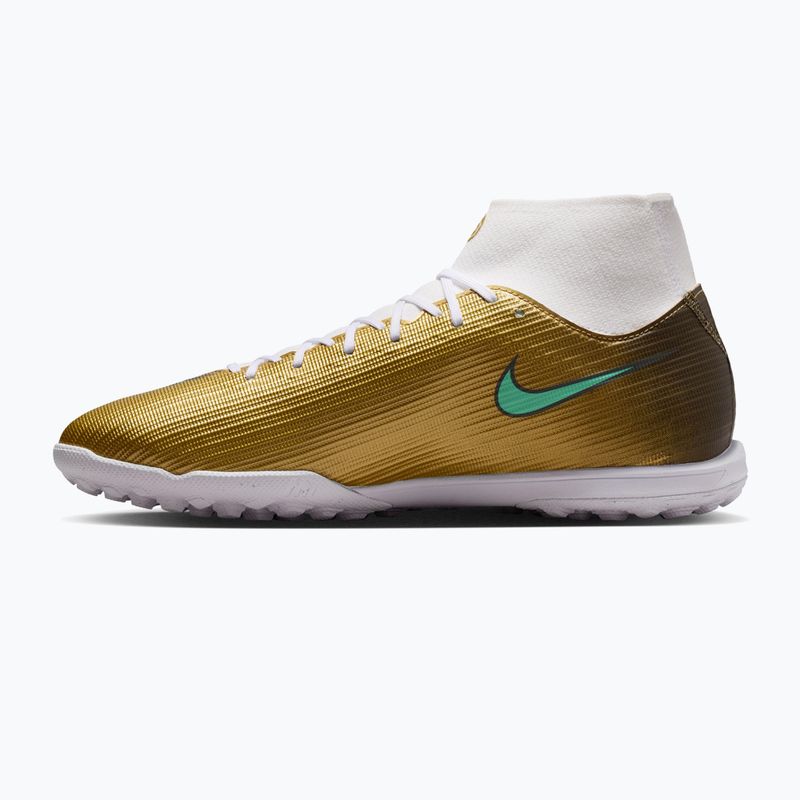 Încălțăminte de fotbal pentru bărbați Nike Mercurial Superfly 11 Academy "Kylian Mbappé" metallic gold/green glow 2
