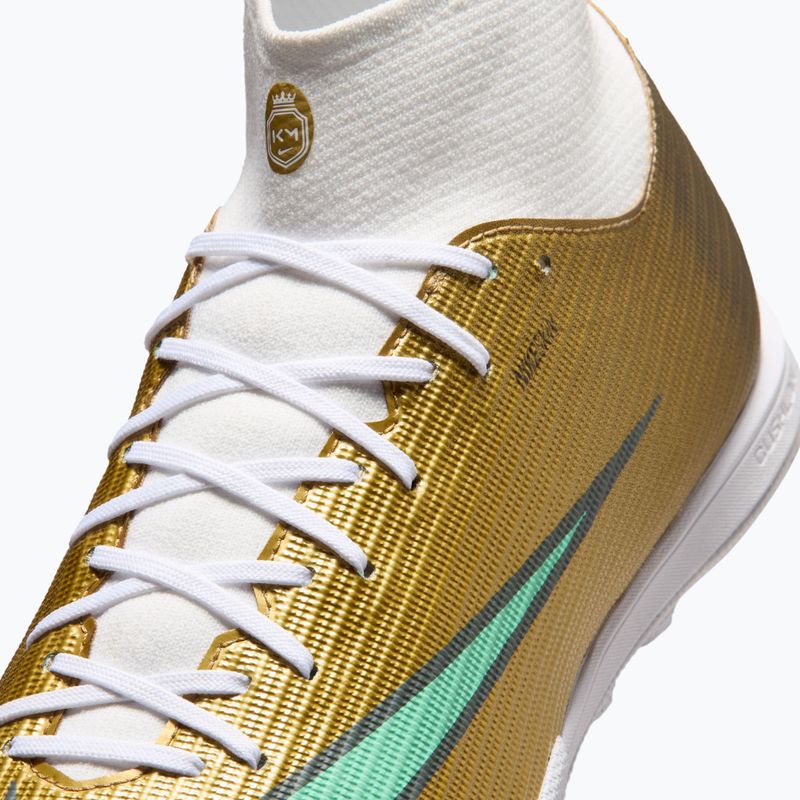 Încălțăminte de fotbal pentru bărbați Nike Mercurial Superfly 11 Academy "Kylian Mbappé" metallic gold/green glow 5